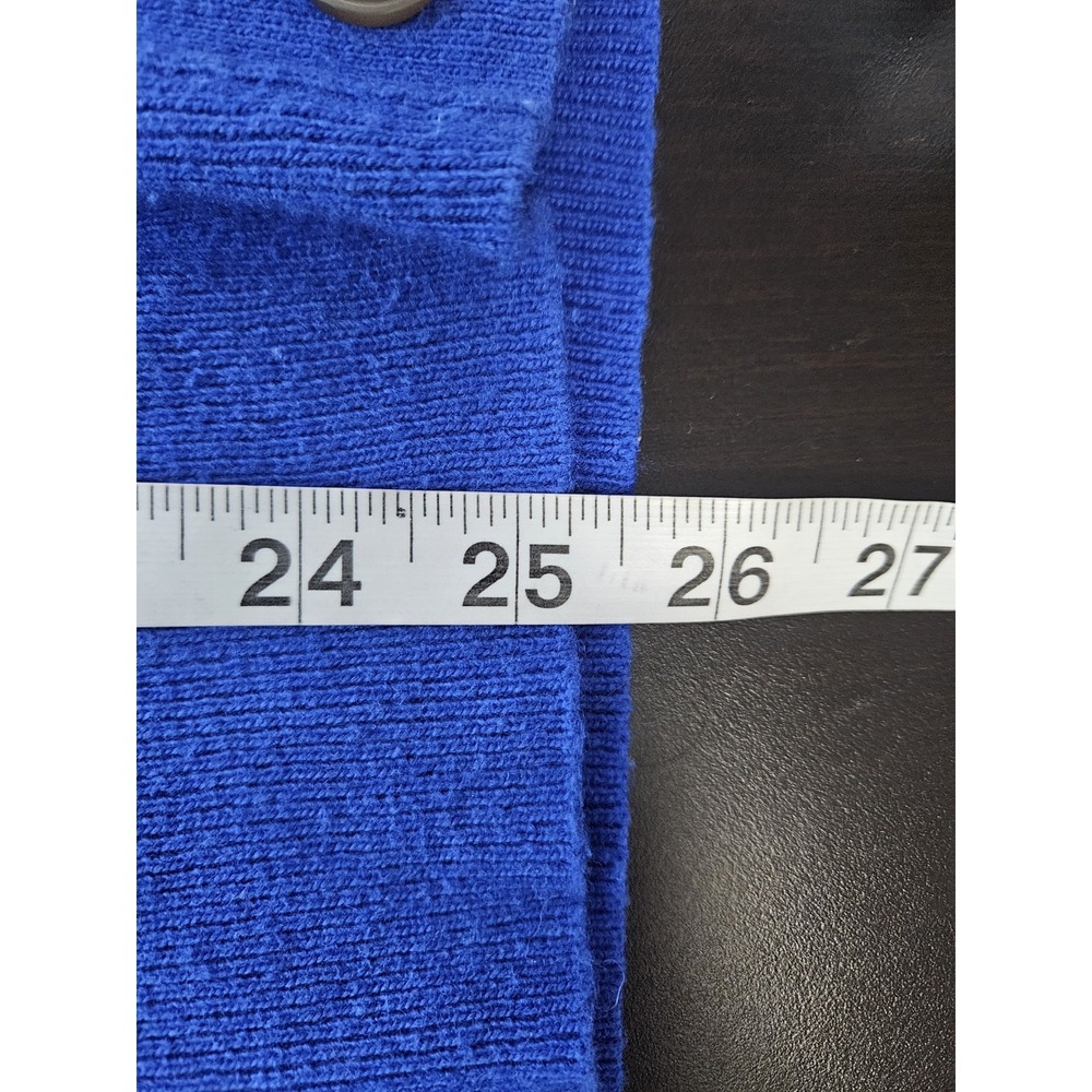 J.Crew Mercantile Blue Wool Blend Cardigan Sweater Button Front Women's XS - Picture 4 of 7